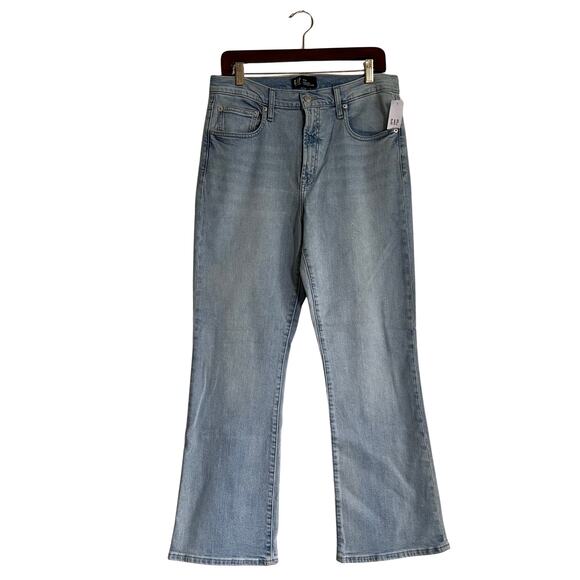 Gap High Rise Vintage Flare Jeans Women’s 12/31 Light Wash Retro Wide Leg Denim - Picture 1 of 7